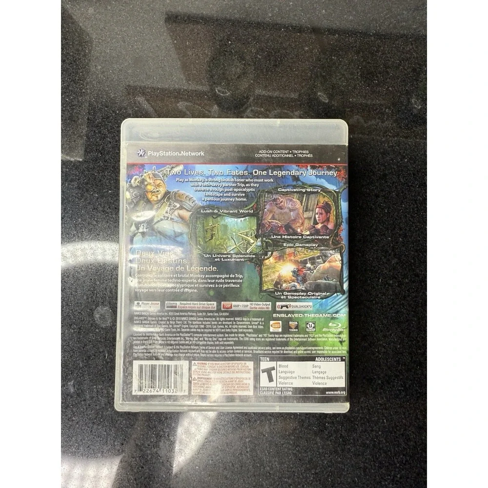 Enslaved: Odyssey to the West (Sony PlayStation 3, 2010) CIB